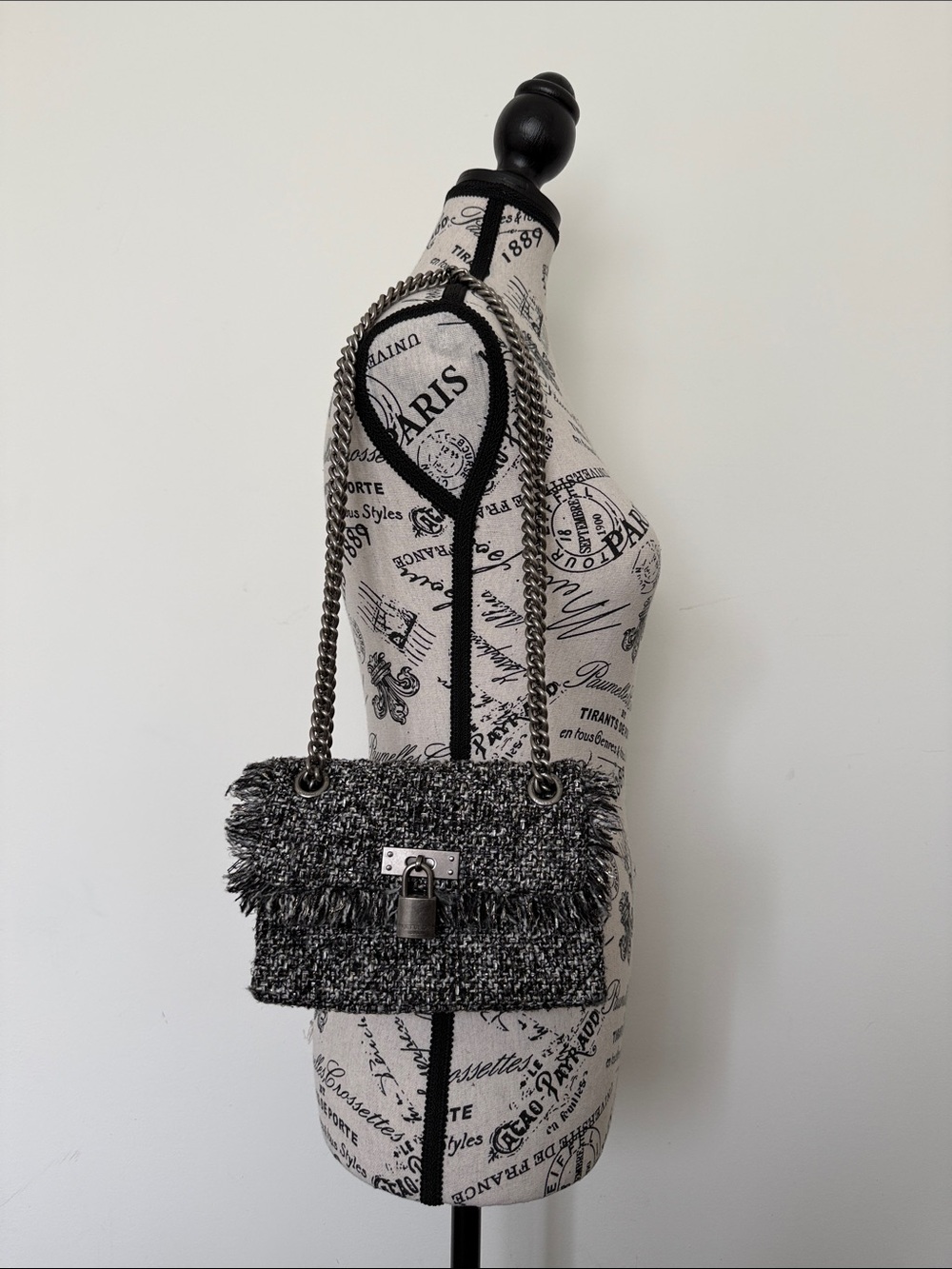 Kurt Geiger Tweed Crossbody Bag